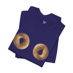Funny Sexist Bagel Tee - The Bagels Are Hot Come An Get Em Graphic Shirt