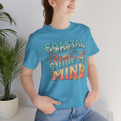 Coastal State of Mind Tee — Retro Beach Graphic T-Shirt