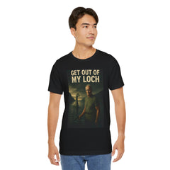 Get Out Of My Loch Nostalgic Graphic Tee. Clint Eastwood Satire Tee