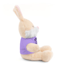 Stuffed Animals with T Shirt,Funny Quote,Support Wildlife Raise Boys,gift for him,gift for her,Birthday Gift,Everyday gift,animal lover gift