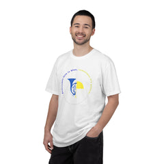 Blue French Horn & Yellow Umbrella T-Shirt — HIMYM Fan Tee