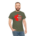 Memorial Day Poppy Tee, For Those Who Fought For Me, Unisex Cotton Tee