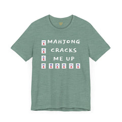 Funny Mahjong CRACK TShirt, unique mahjong gift, unisex soft Tee, gift for mahjong player, mahjong gift for her, Mahjong enthusiast present