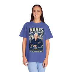 Nukes I Am Your Father Vintage United States Navy Nuclear Power Submarine Graphic T-Shirt