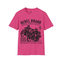 Rebel Brand Motorcycle Race Team Unisex Softstyle T-Shirt
