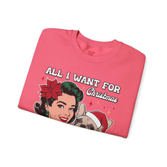All I Want For Christmas Is Dogs - Unisex Heavy Blend™ Crewneck Sweatshirt
