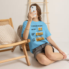 T-Shirt -  "A" School Math for Sailors Funny Beer Graphic Tee