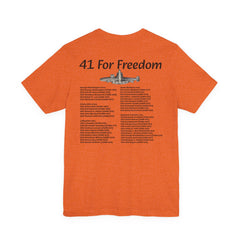 41 For Freedom FBM Fleet Ballistic Missile Submarine Unisex Jersey Short Sleeve Tee