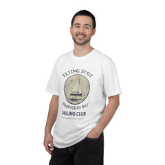 Hempstead Bay Sailing Club T‑Shirt — Flying Scot Hempstead Bay Vintage Sailboat Tee