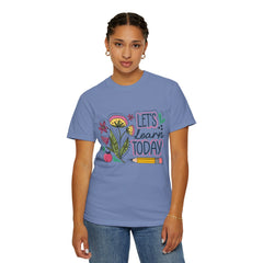 Floral Teacher T-Shirt - Comfort Colors Soft
