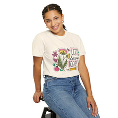 Floral Teacher T-Shirt - Comfort Colors Soft