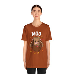 Funny Thanksgiving Turkey Moo T‑Shirt - Unisex Tee