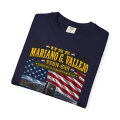 USS Mariano G. Vallejo SSBN-658 Submarine T-Shirt — Forty One For Freedom Patriotic Tee