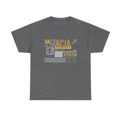 Valencia Spain Cities of The World Series Unisex Heavy Cotton Tee
