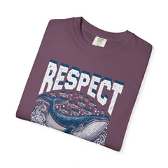 Respect the Locals Whale T-Shirt — Marine Conservation Graphic
