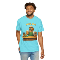 Golden Retriever Brewer Beer T-Shirt — Cute Brew-Dog Graphic Tee