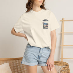 Where the Road Ends Long Island Unisex Garment-Dyed T-shirt