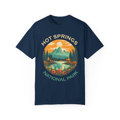 Hot Springs National Park Graphic, Comfort Colors Soft Relaxed Fit Unisex Garment-Dyed T-shirt