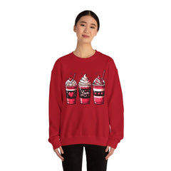 Woman's Coffee Valentine - Unisex Heavy Blend™ Crewneck Sweatshirt