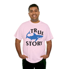Amputee Humor Shark Attack  - Unisex Heavy Cotton Tee