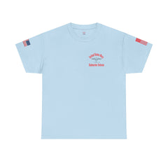 SUBMARINER RED Friday T Shirt with Fouled Anchor, American Flag, FBM / Boomer Silhouette. Remember Everyone Deployed, Dolphins