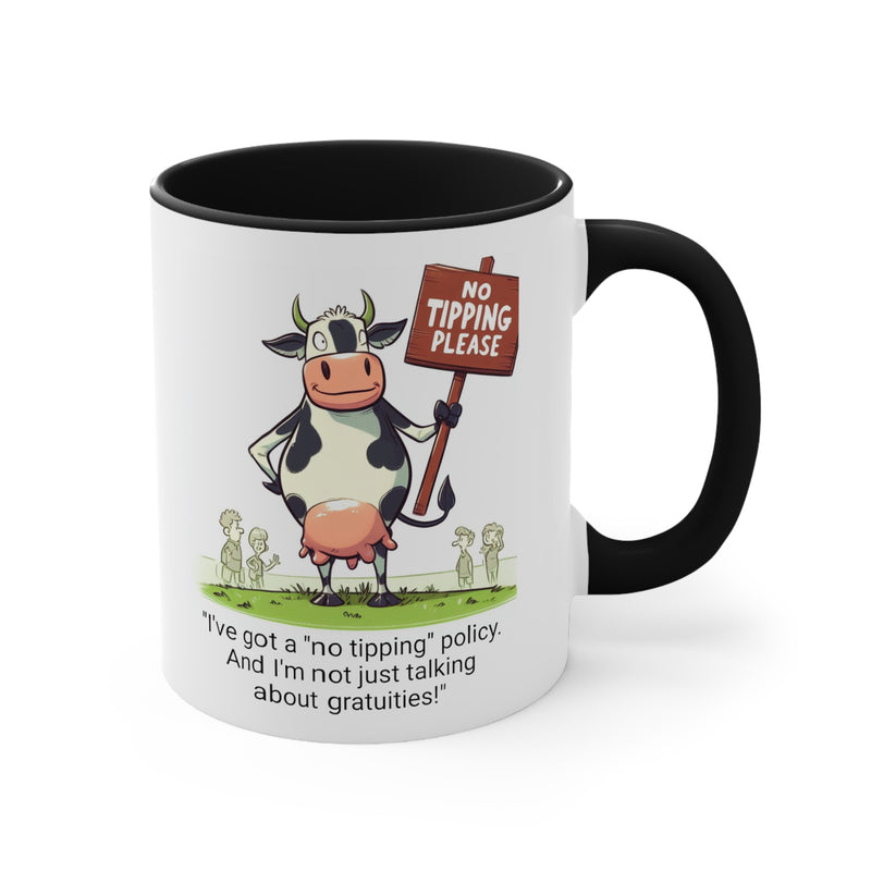 COW TIPPING Awareness - Accent Mugs | Cow Tipping Is Real, Bovine Humor. Gift For Him, Gift For Her, Farm Humor, Cow Fan Gift, Farm Animal
