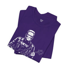 Franken Stein Metal Bass Guitarist - Unisex Jersey Short Sleeve Tee