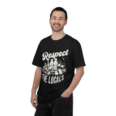 Polar bears, walrus, Arctic fox, reindeer (caribou), seals, beluga whales, narwhal Respect the Locals T-Shirt