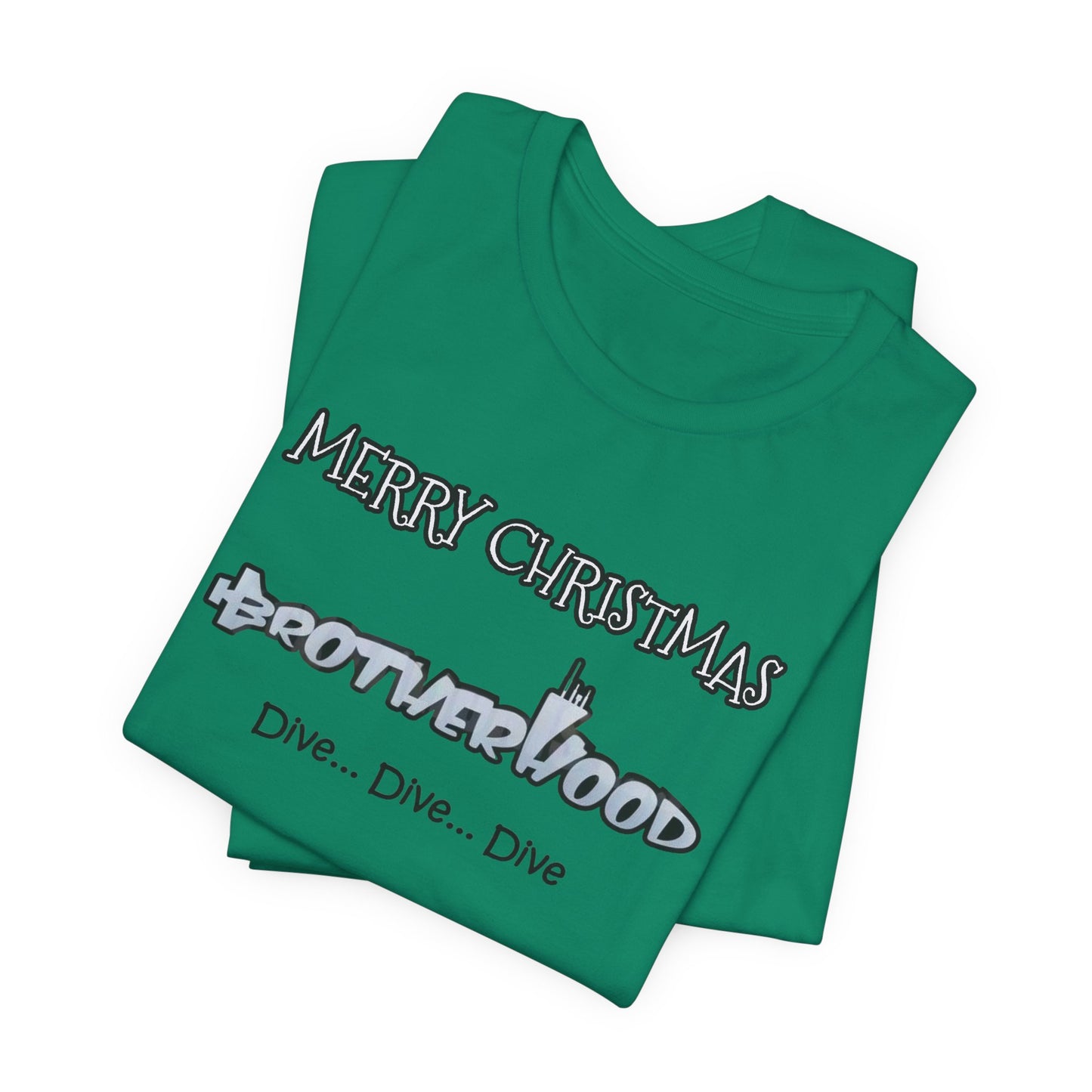 MERRY  CHRISTMAS Submarine Brotherhood -Unisex Jersey Short Sleeve Tee