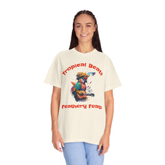 Tropical Beats Graphic T-Shirt — Feathery Feats Design