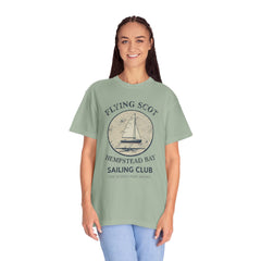 Hempstead Bay Sailing Club T‑Shirt — Flying Scot Hempstead Bay Vintage Sailboat Tee