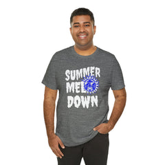 Summer Meltdown Graphic Tee — "Summer Melt Down" Sun Design