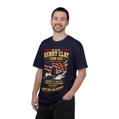 USS Henry Clay SSBN-625 Patriotic Submarine T-Shirt — Forty One for Freedom Design