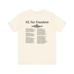 41 For Freedom Unisex Jersey Short Sleeve Tee