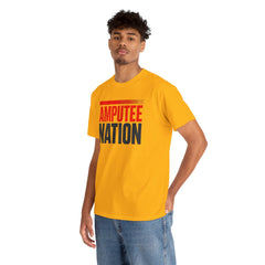 Amputee Nation Unisex Heavy Cotton Tee, Support Shirt, Gift for Amputees, Awareness Apparel, Casual Comfort Wear