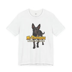 My Therapist Has A Wet Nose Personalized with your dog(s) image T-Shirt
