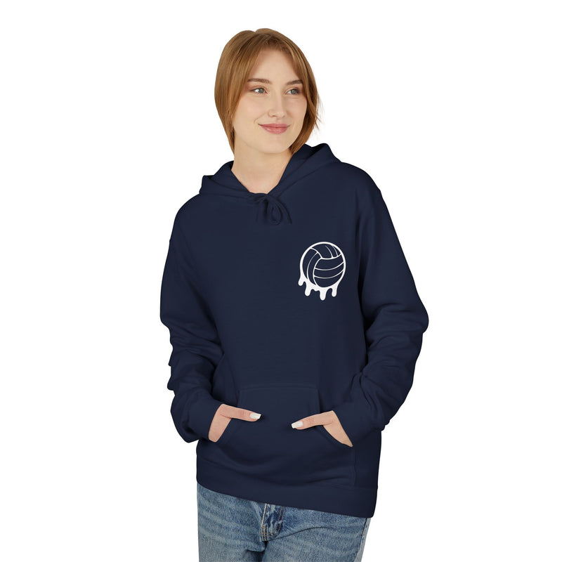 Volleyball Pullover Hoodie - Soft Serve Ice Cream Quote