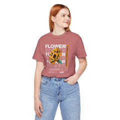 Flower Power Tee - Unisex Jersey Short Sleeve Tee