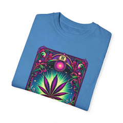 TAROT CARD WEED T Shirt, Vintage Style tee, Marijuana Leaf Graphic Tee, Weed Lover, Smoke Cannabis tee, Relaxed Fit tee, Stoner Lifestyle