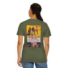 Vintage The Good The Bad And The Ugly Western Movie Front And Back Graphic T-Shirt