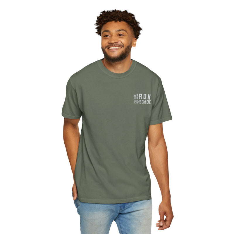 Iron Brigade Civil War Battles Unisex Garment-Dyed T-Shirt - Vintage Military Graphic Tee