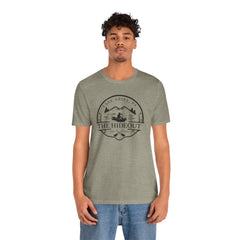 The Hideout Lake Ariel Tee — Vintage Lakeside Cabin T-Shirt
