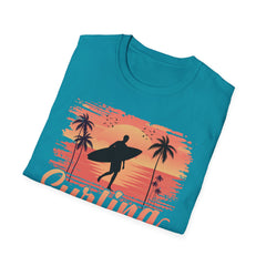 Surfing Unisex Softstyle Graphic T-Shirt