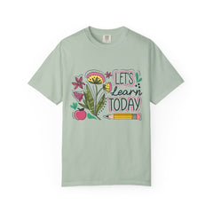 Floral Teacher T-Shirt - Comfort Colors Soft