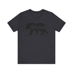 Nature-Inspired Bear Graphic Tee, Outdoor Adventure Shirt, Wilderness Apparel, Hiking Gift, Unisex Nature T-Shirt