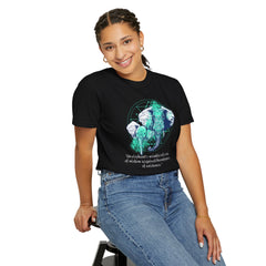 Elephant Portrait of Wrinkles - Unisex Garment-Dyed T-shirt