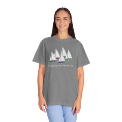 Hempstead Bay Sailing Club T-Shirt — Vintage Sailboat Race Day Tee