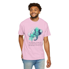 Elephants Graphic  Garment-Dyed T-shirt