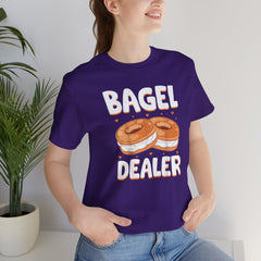 Funny Bagel Dealer Tee - Graphic Shirt