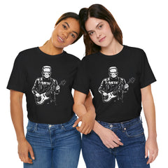 Franken Stein Metal Bass Guitarist - Unisex Jersey Short Sleeve Tee